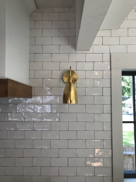 Brass Kitchen Wall Sconce - Edward Sconce