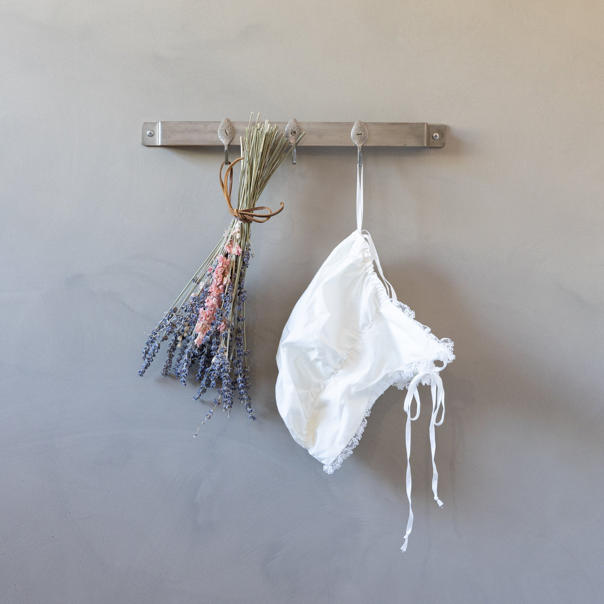 Handmade Brass Hook Rack