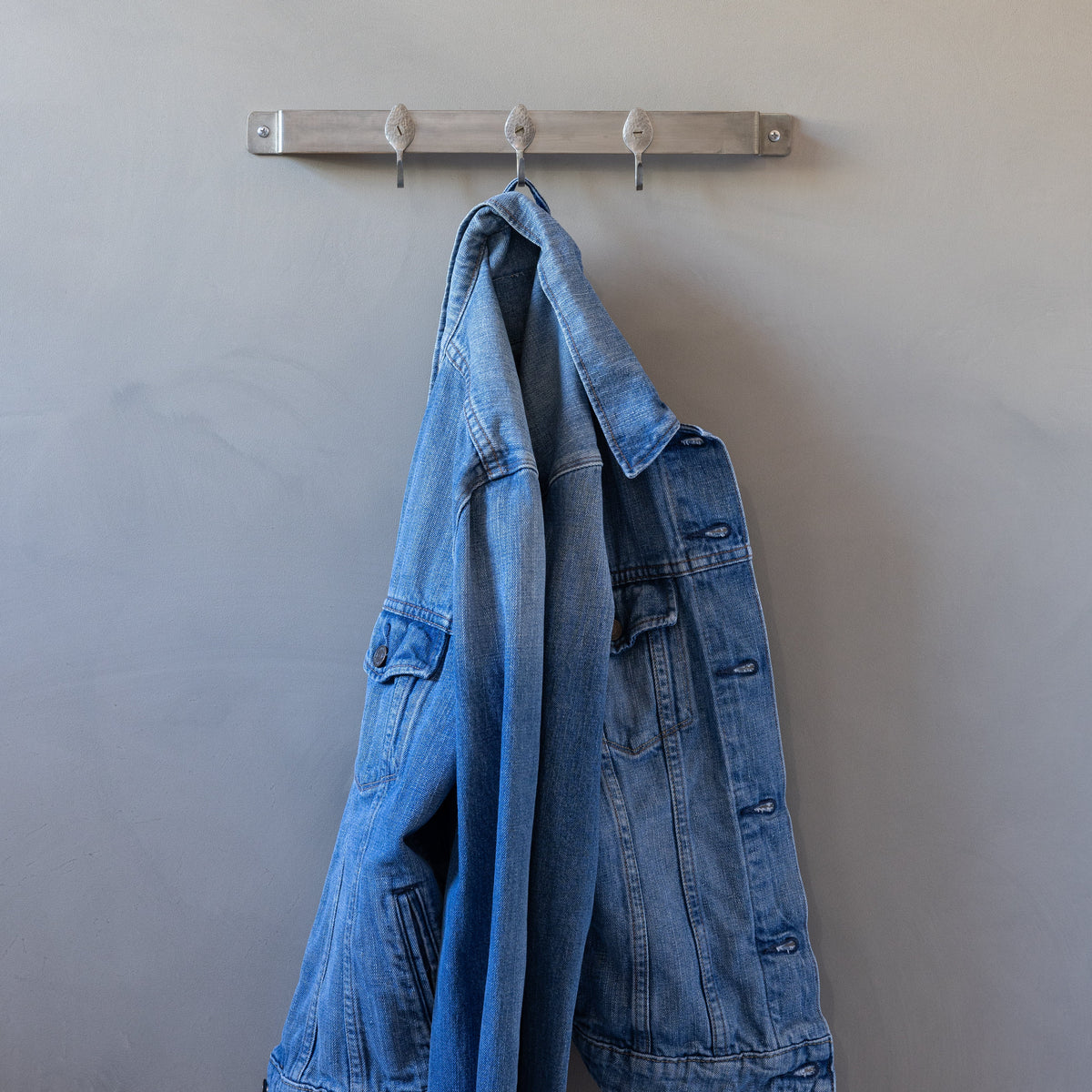Handmade Brass Hook Rack