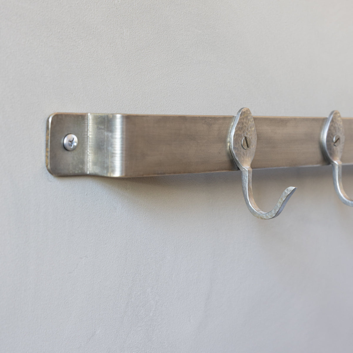 Handmade Brass Hook Rack