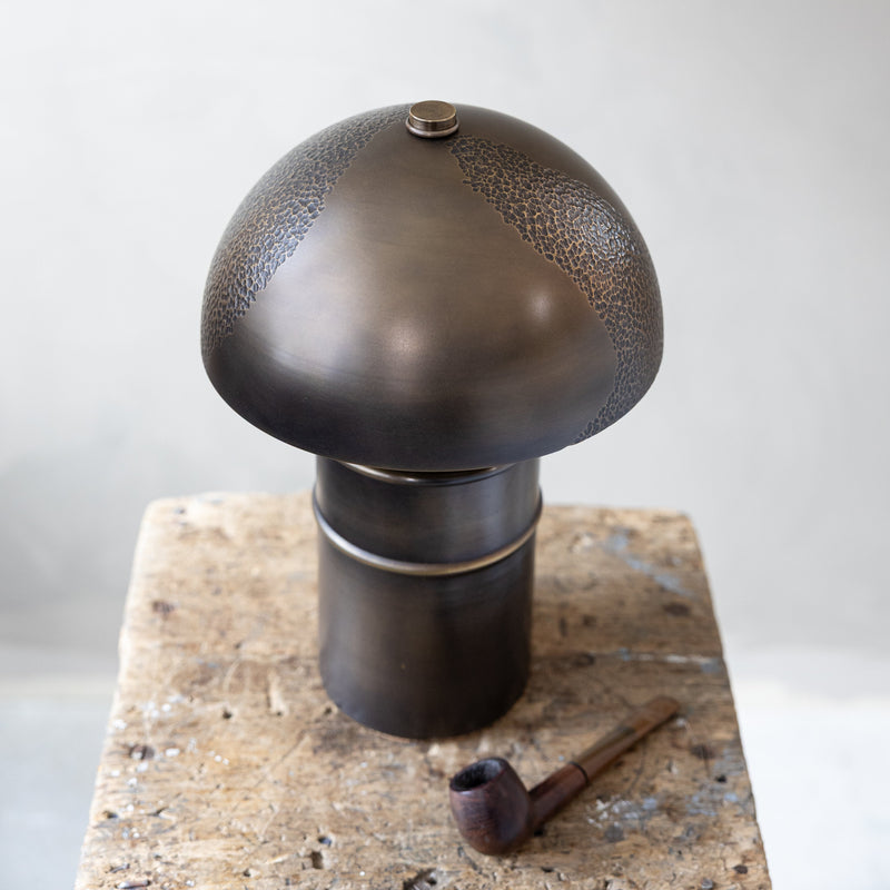 Petite Brass Sculptural Lamp