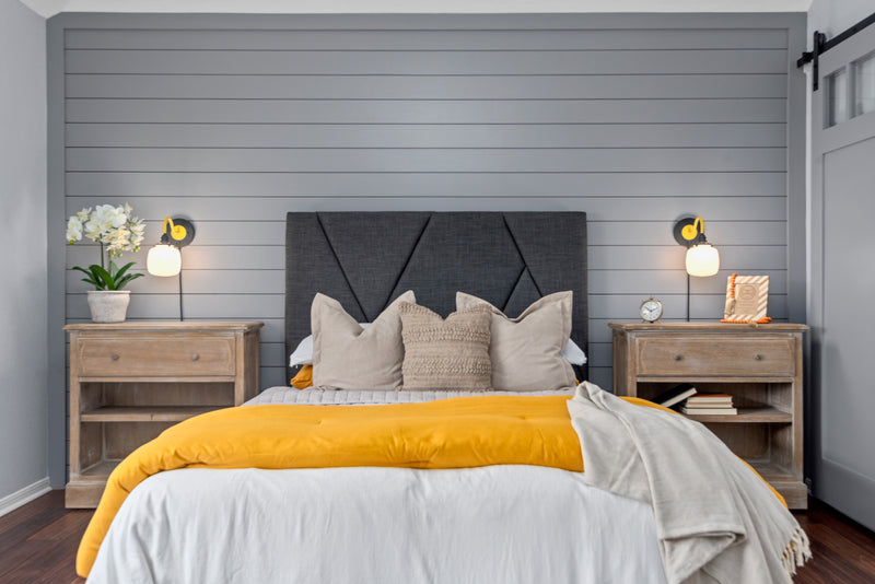 Black and Yellow Wall Sconces