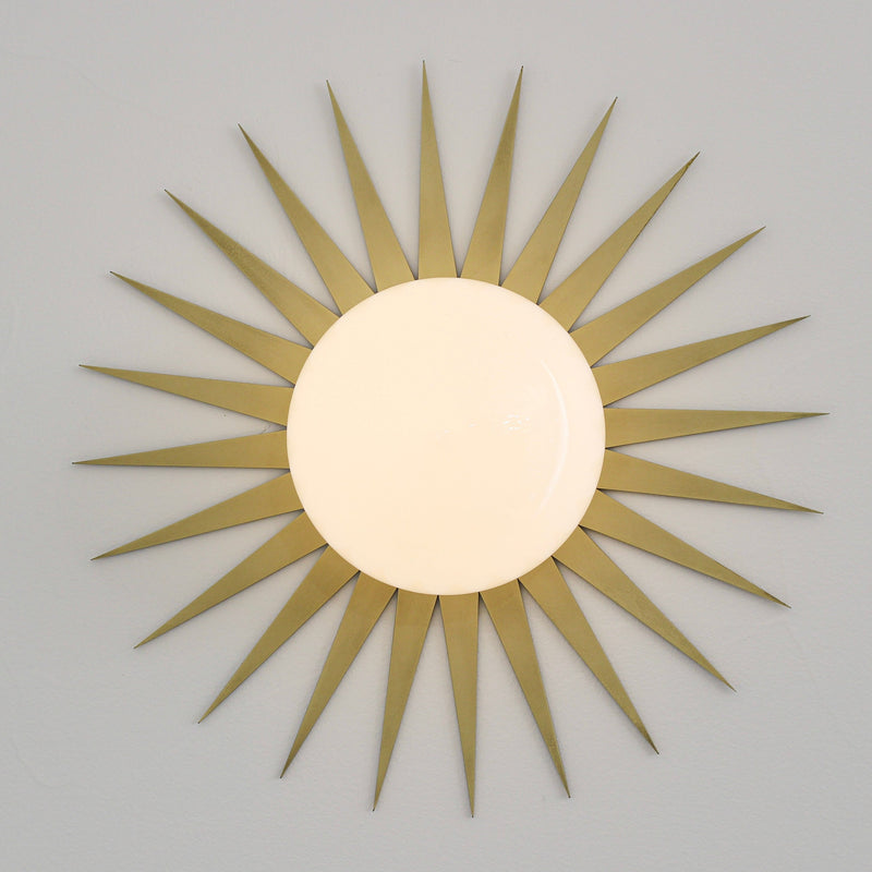 Del Sol Brass Sconce