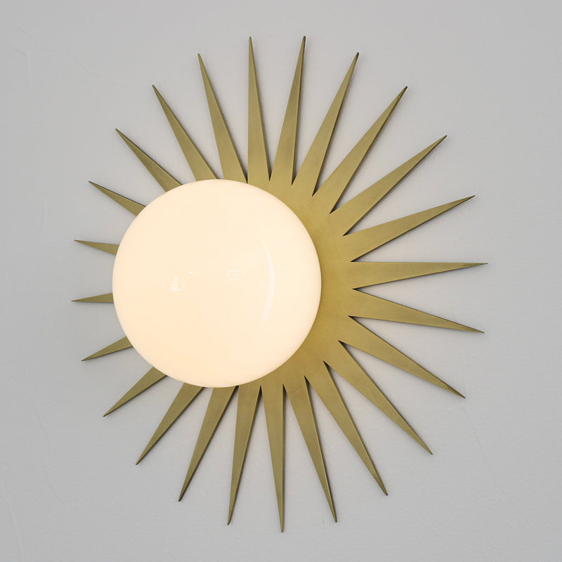 Del Sol Brass Sconce