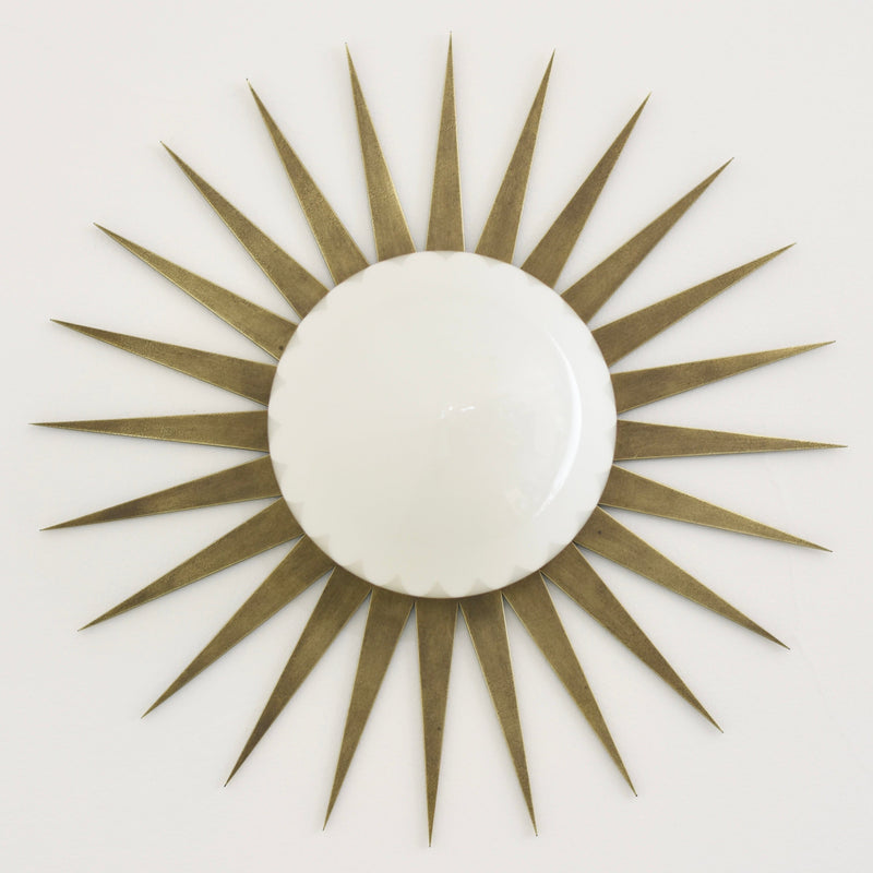 Del Sol Brass Wall Sconce