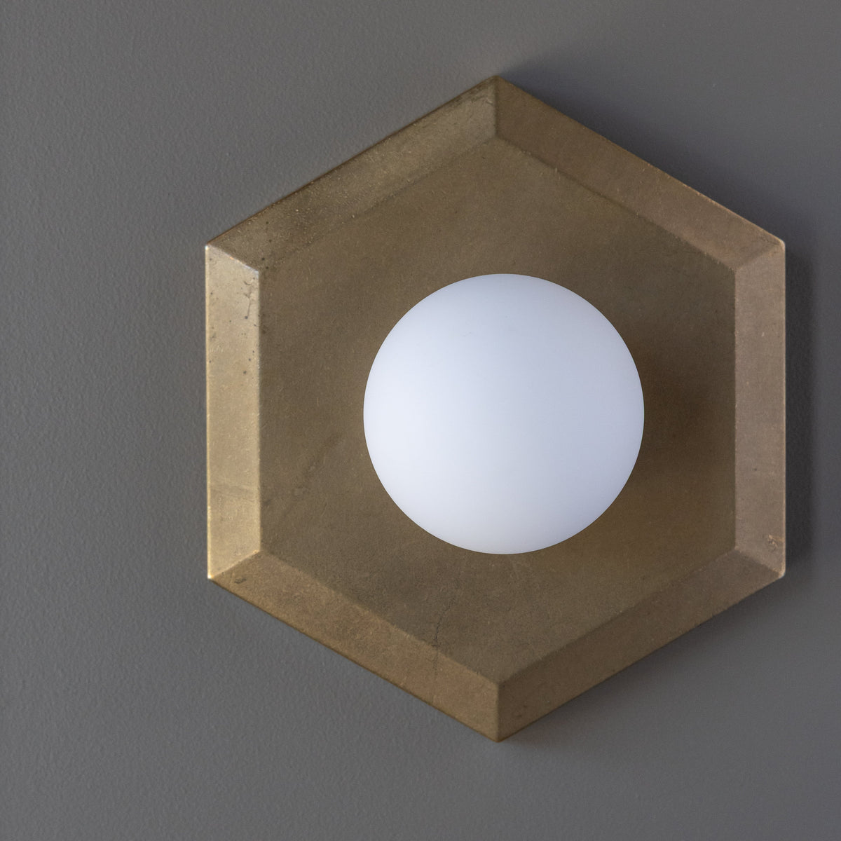 Cast Brass Light Fixture