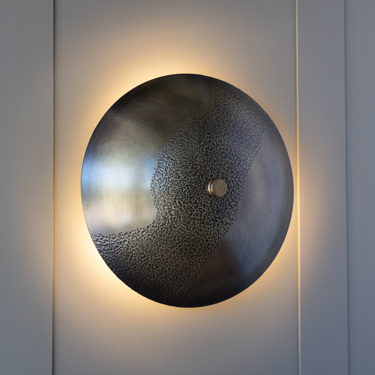 Textured Brass Wall Sconce
