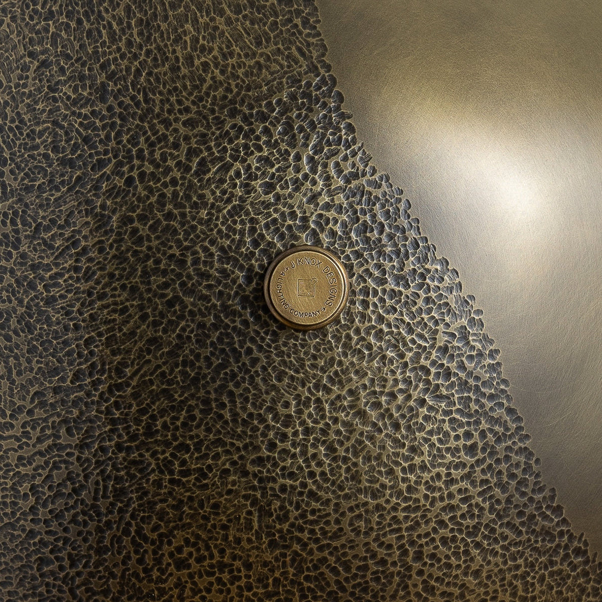 Textured Brass Wall Sconce