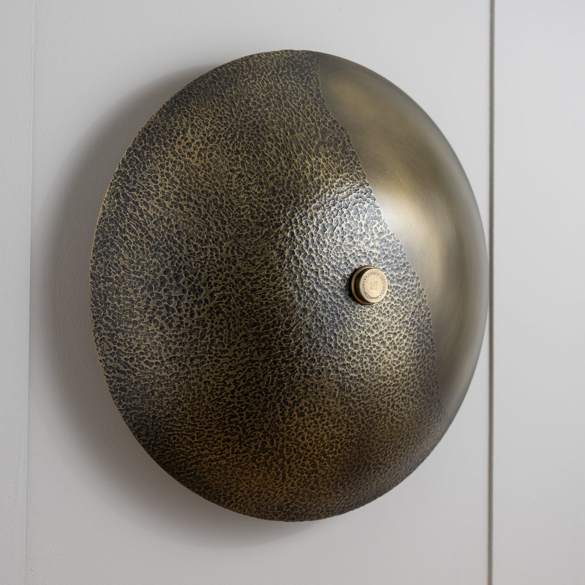 Textured Brass Wall Sconce