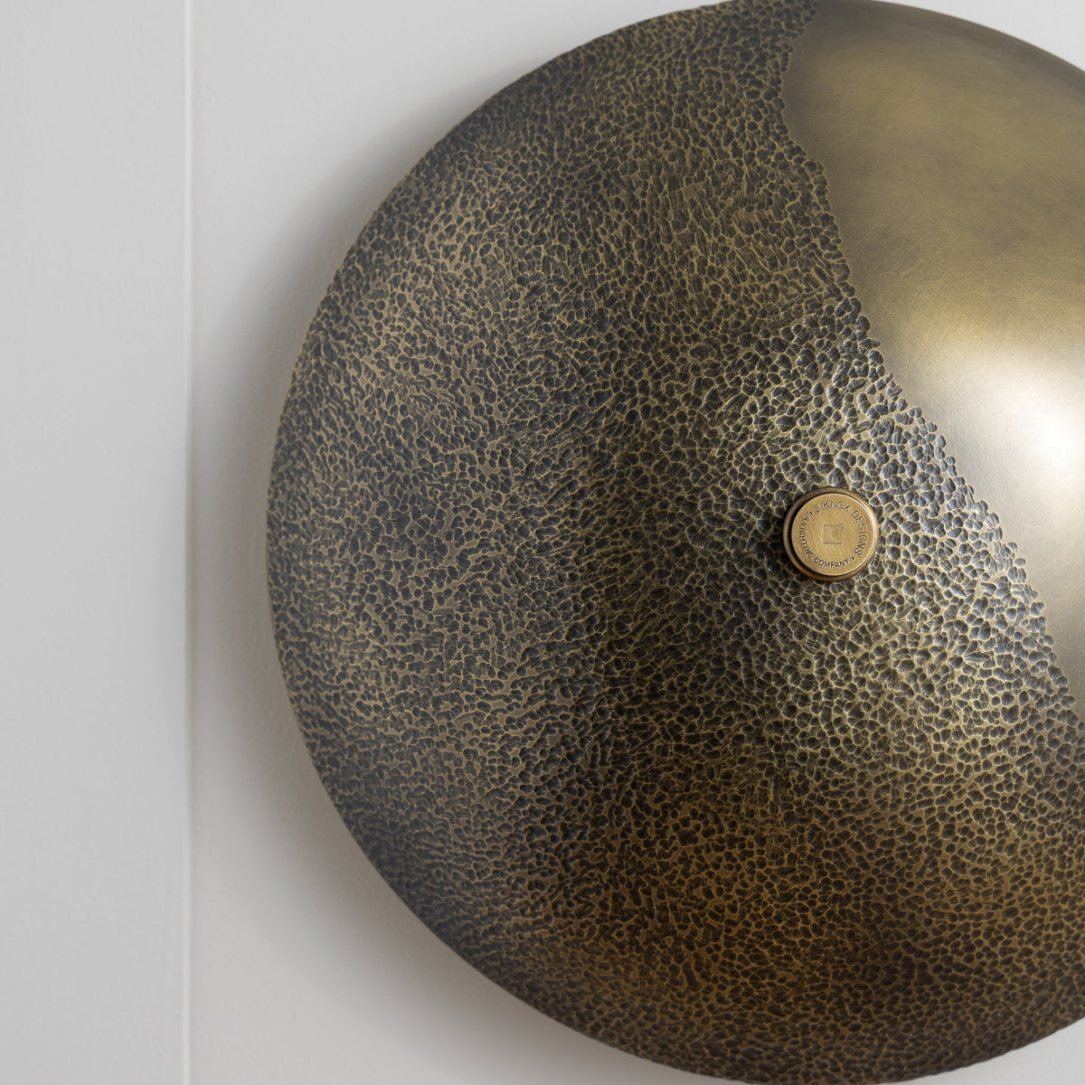 Textured Brass Wall Sconnce