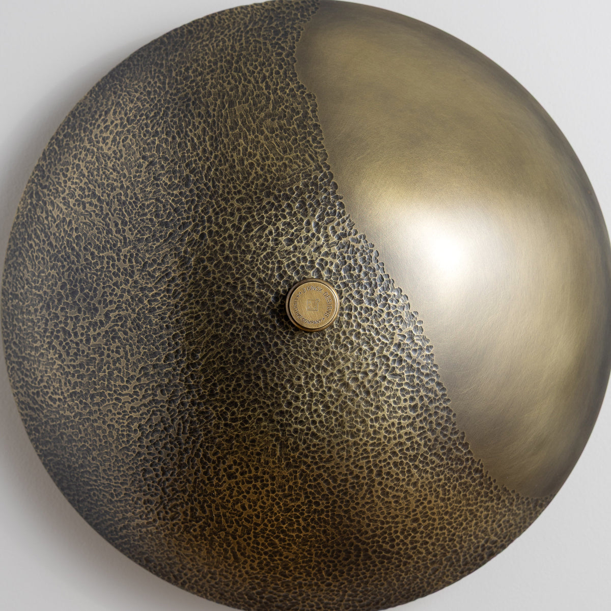 Textured Brass Wall Sconce