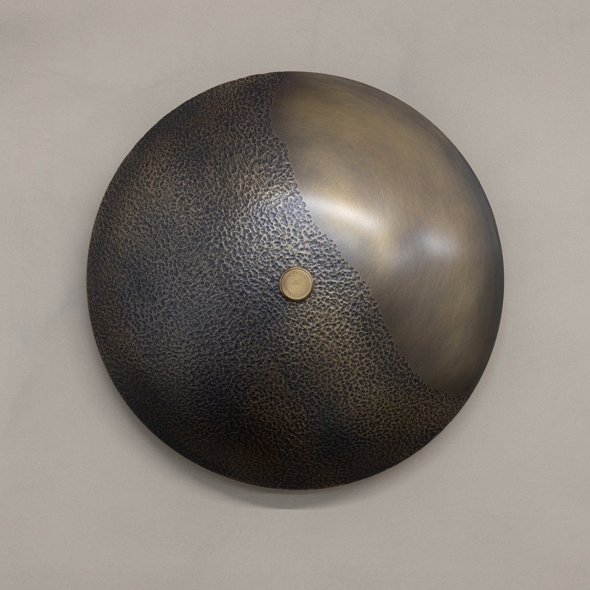 Textured Brass Wall Sconce