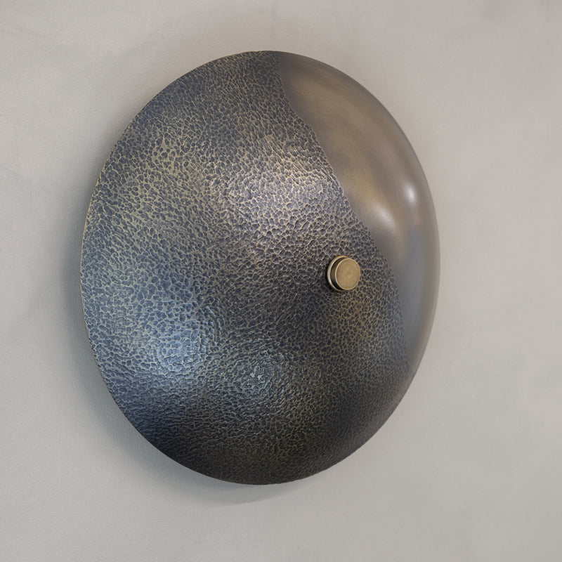 Textured Brass Wall Sconce