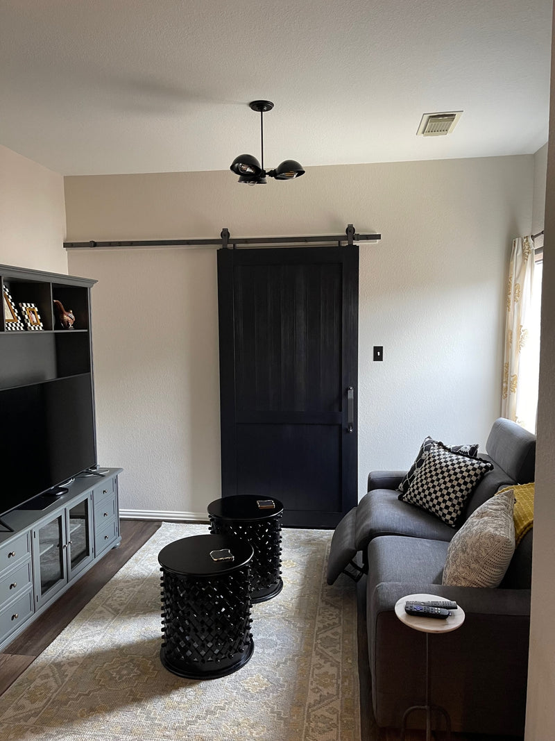 Black Ceiling Fixture 