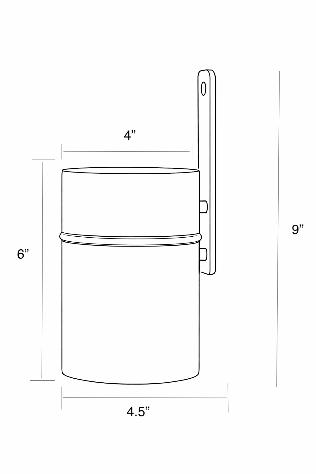 Sheffield Wall Canister