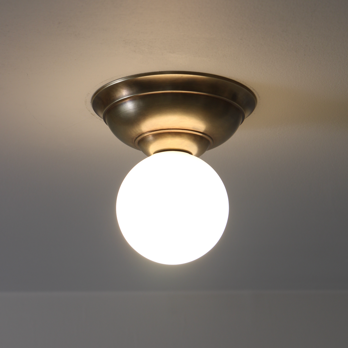 Travis Brass Ceiling Fixture