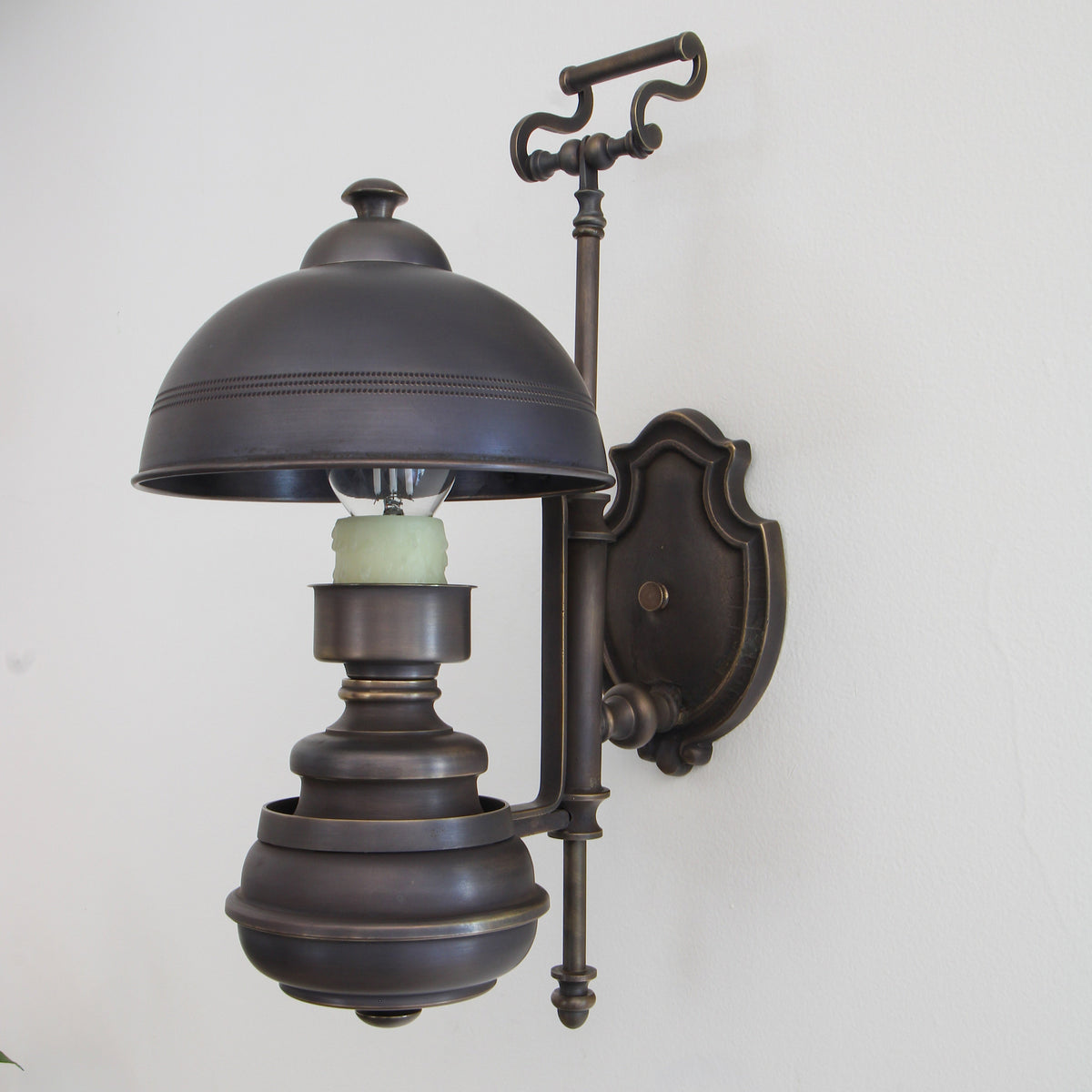 Vintage Brass Wall Sconce