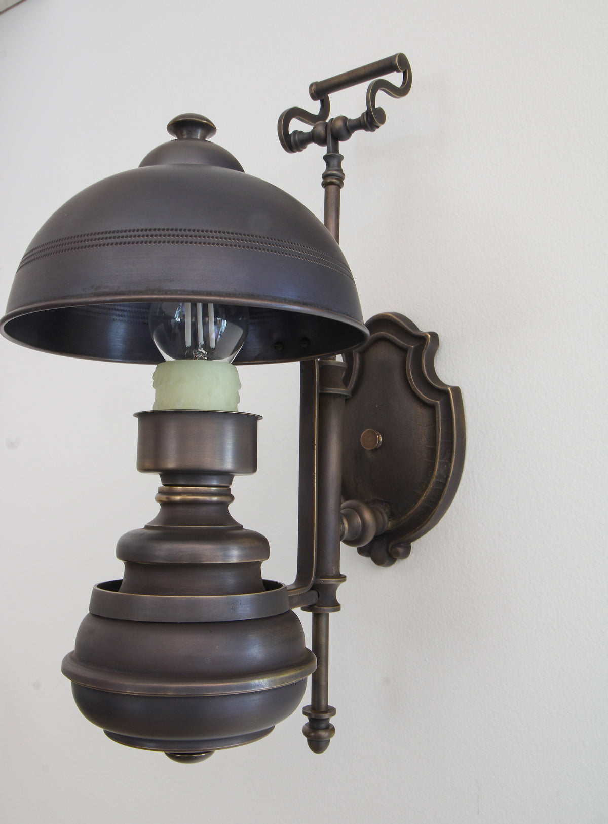Vintage Brass Wall Sconce