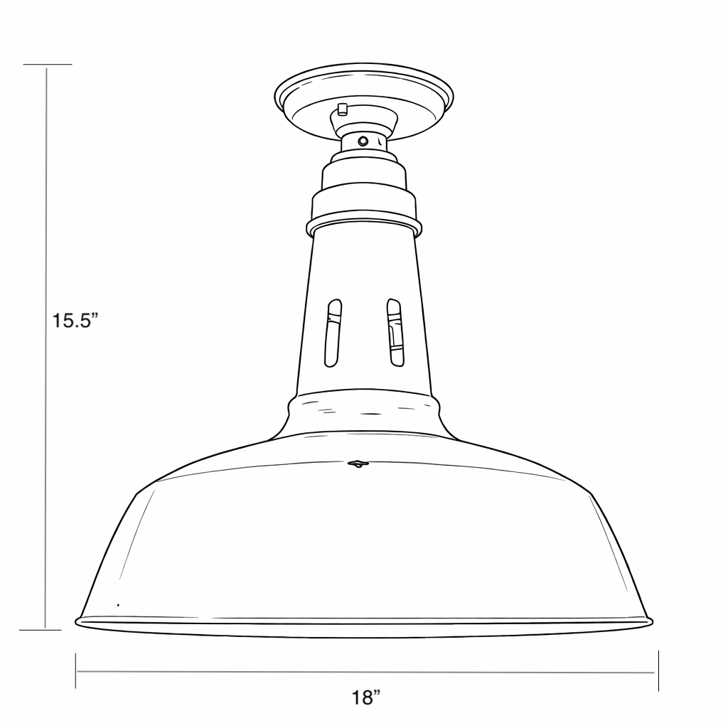 Vintage Industrial Barn Light