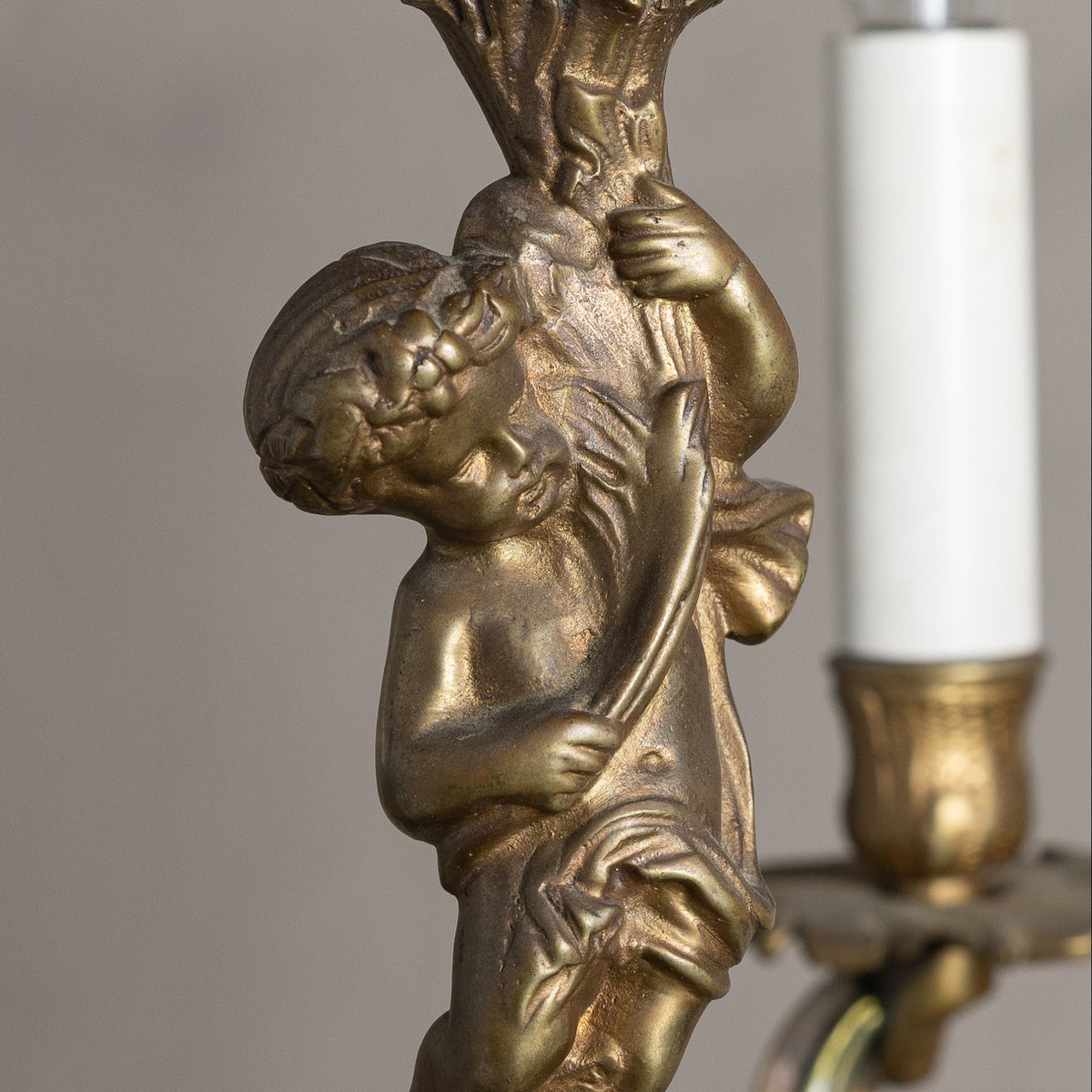 Vintage Rococo Revival Chandelier