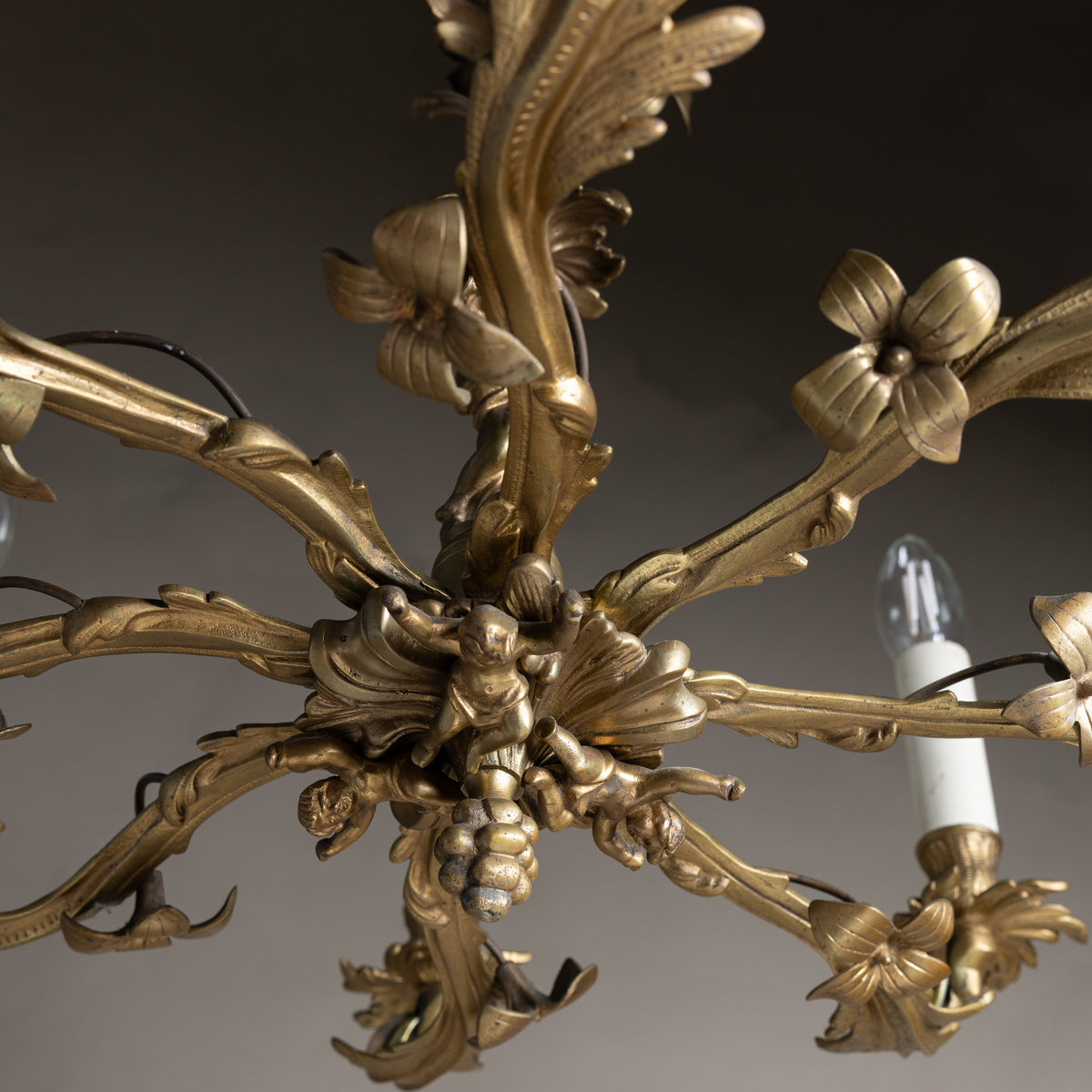 Vintage Rococo Revival Chandelier