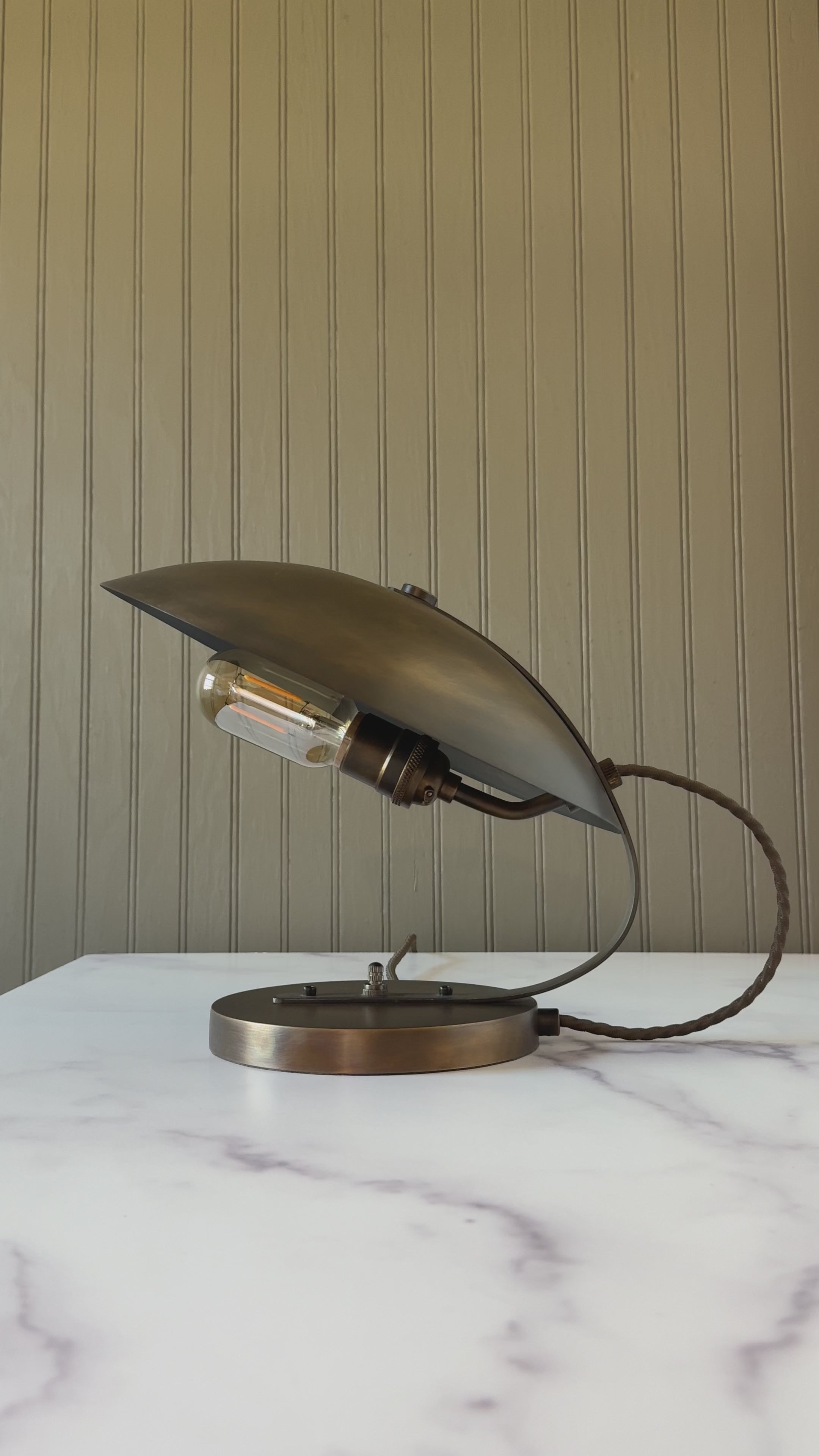Industrial Mid-Century Modern Desk Lamp | J Knox Designs
