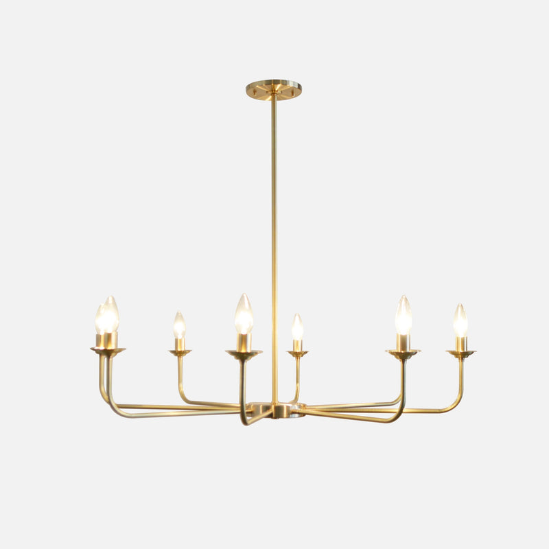 Large Brass Chandelier
