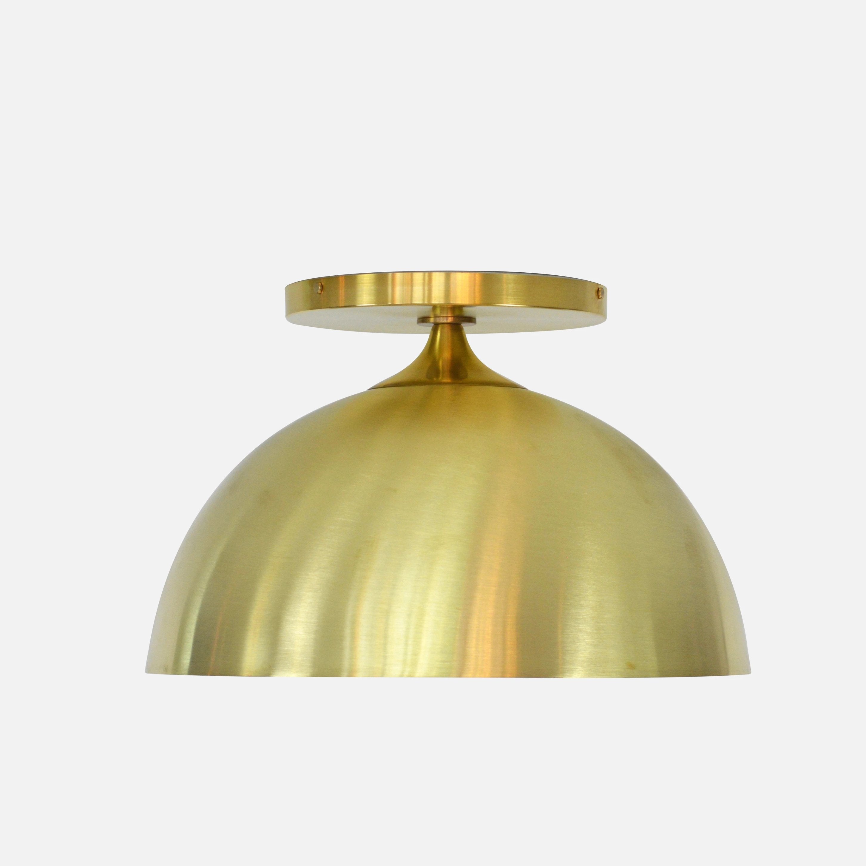 Modern brass best sale flush mount