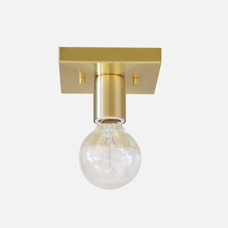 Brushed Brass Ceiling Fixture