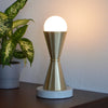 Marble and Brass Desk Lamp